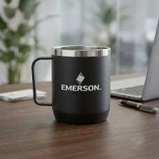 Stainless Steel coffee mug with handle