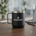 Stainless Steel coffee mug with handle